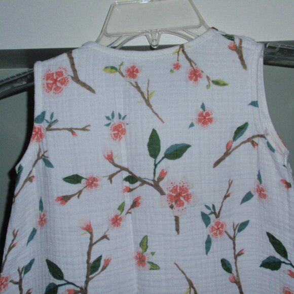 Red Rover XL Cherry Branches Muslin 18-24m Sleep Bag Sleep Sack Sleeveless - Picture 7 of 10